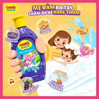 SỮA TẮM CARRIE JUNIOR HƯƠNG CHERRY CHAI 700GR