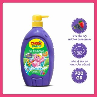 SỮA TẮM CARRIE JUNIOR HƯƠNG CHERRY CHAI 700GR