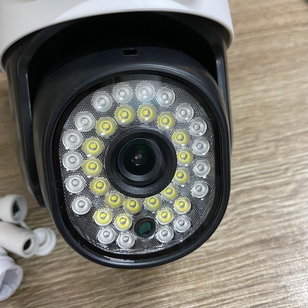 Camera Yoosee ngoài trời Q42-DS BÁO ĐỘNG 2 MẮT siêu sắc nét - 6.0MPX tích hợp còi hú