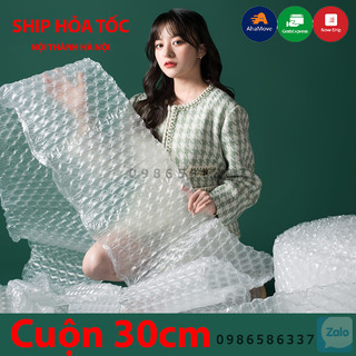 Cuốn 30cm xốp nổ chống sốc túi bìa cứng có quai cỡ trung các size màu đen xanh,túi đựng quà giá rẻ