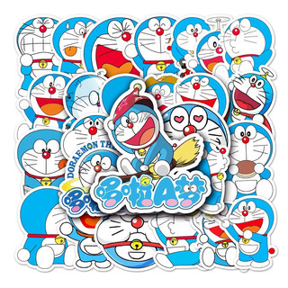 Set 50 Sticker Hình Doraemon Ngộ Nghĩnh Chống Thấm Nước