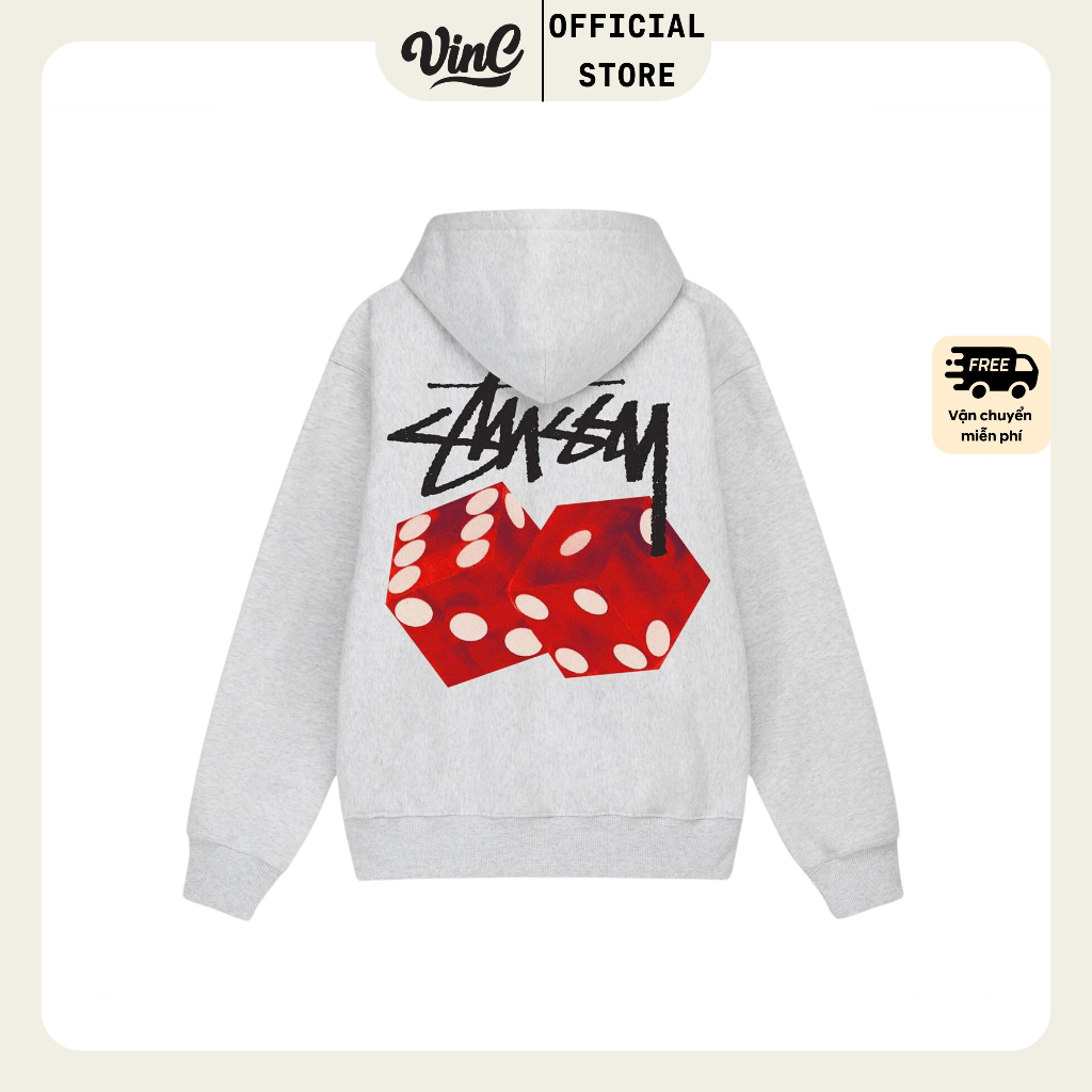 Áo Hoodie Stussy Diced Out nam nữ unisex - CÓ SẴN