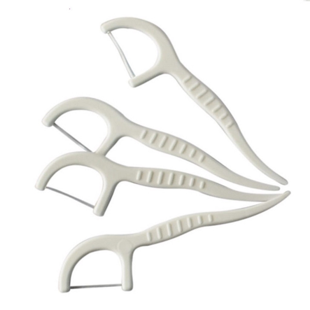 Combo 10 hộp tăm chỉ nha khoa tiệt trùng, tăm nha khoa vệ sinh kẽ răng chân nướu chuyên dụng Tumaishop