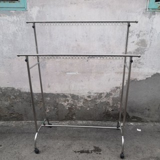 Sào phơi đồ đôi khoen, không có khoen
