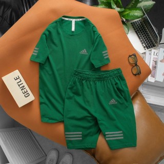 Bộ Quần Áo Thể Thao Nam Nữ Cotton Co Giãn Logo In Phản Quang Meowist Green, Siêu Thấm Hút, Nhiều Màu Sắc