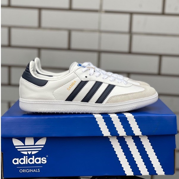 Giày adidas samba Classic White/Black,Giày _Adidas Samba Vegan Classic Nam Nữ Full Box Bill