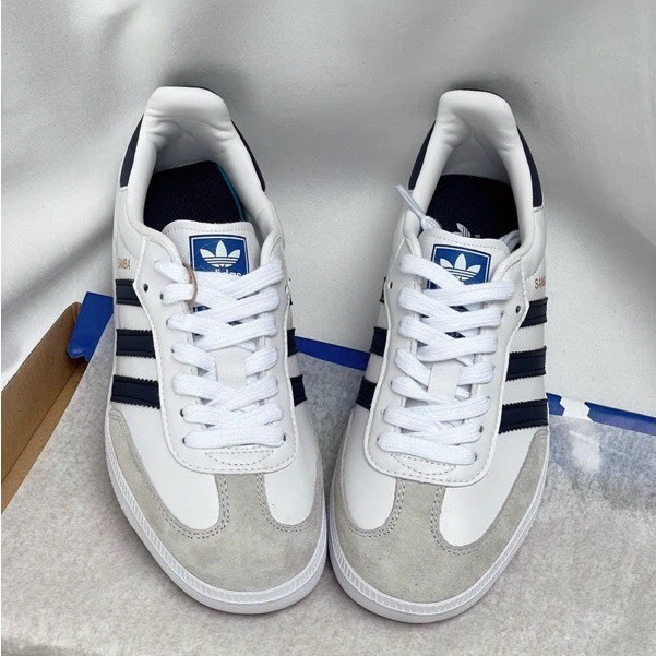 Giày adidas samba Classic White/Black,Giày _Adidas Samba Vegan Classic Nam Nữ Full Box Bill