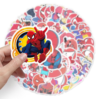 SET 50 sticker hình dán siêu nhân chống thấm nước