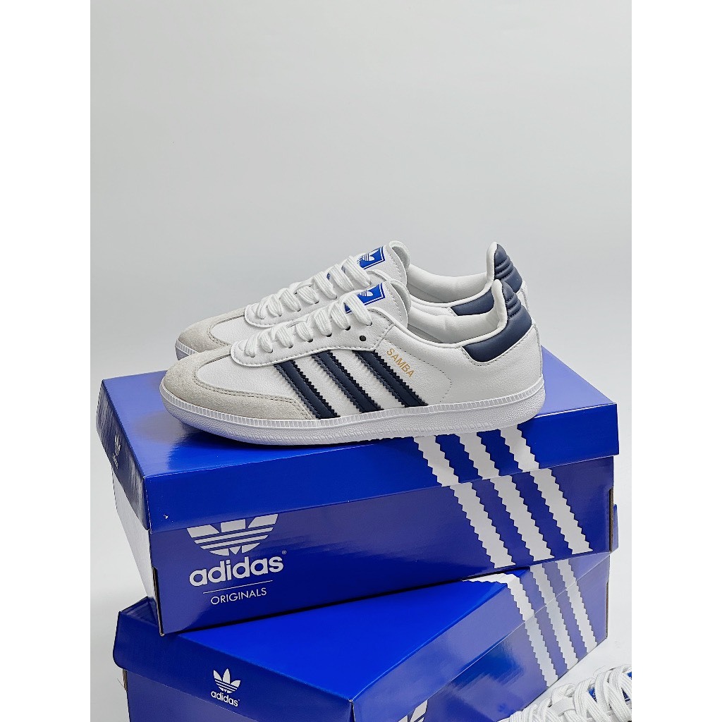 Giày adidas samba Classic White/Black,Giày _Adidas Samba Vegan Classic Nam Nữ Full Box Bill