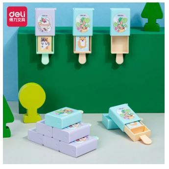 Gôm tẩy ma thuật Deli 71113 / Tẩy kem ma thuật