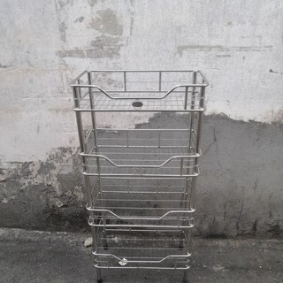kệ inox 4 tầng size 30x50x100cm(GIAO HỎA TỐC HCM)