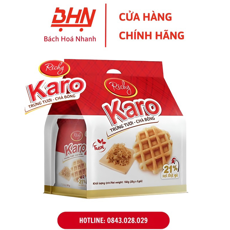 Bánh Trứng Tươi Chà Bông Karo