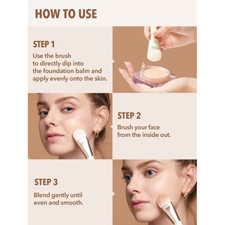 SHEGLAM Cọ Tán Kem Nền Dẹt