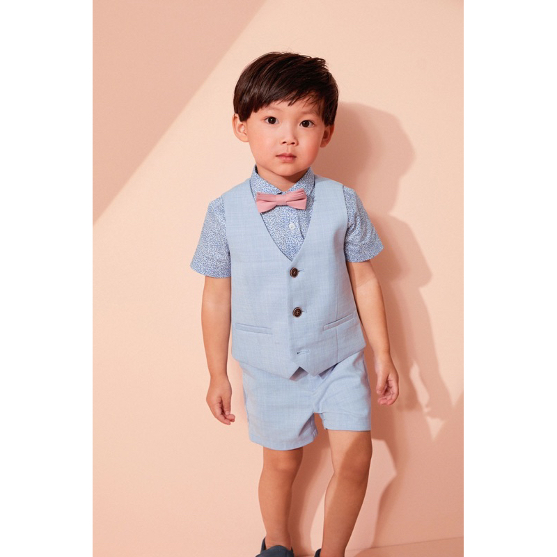 Áo công tử xanh 3  món siu chất cho  bé trai.