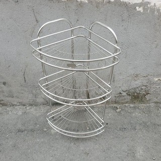 Kệ góc 3 tầng inox 201