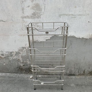 kệ inox 4 tầng size 30x50x100cm