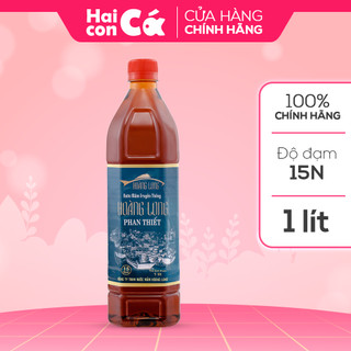  Nước mắm truyền thống Hoàng Long Phan Thiết 43N/15N - 100% nguyên chất cá cơm than tươi, thơm ngon đậm vị