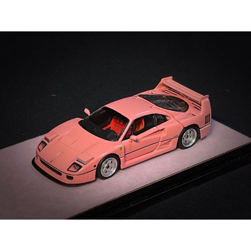 MÔ HÌNH 1:64 PGM - Ferrari F40 (F140), Retractable Headlights Pink Color