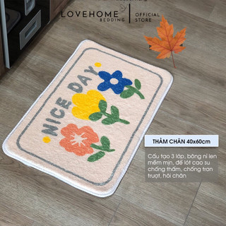 THẢM CHÙI CHÂN LÔNG CỪU 3D SIÊU THẤM NƯỚC, CHỐNG TRƯỢT, KT  40x60 (VIDEO KÈM ẢNH THẬT)