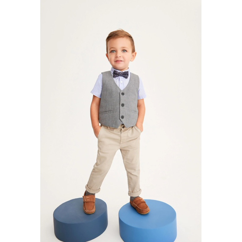 Áo công tử xanh 3  món siu chất cho  bé trai.