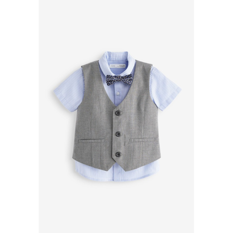 Áo công tử xanh 3  món siu chất cho  bé trai.