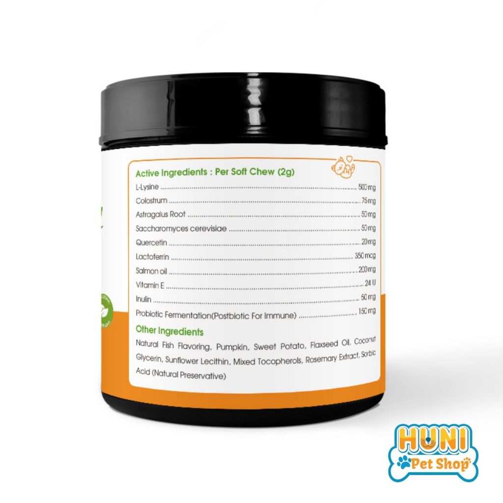 Lysine cho mèo, tăng cường miễn dịch cho mèo, hỗ trợ hô hấp  - Huni Petshop