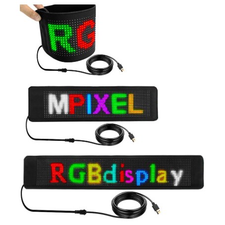 Led dẻo gắn oto , cửa kính shop