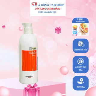 [+Tặng mũ trùm] Dầu gội Sasaba cho tóc khô hư tổn chính hãng (chai tròn) 500ml