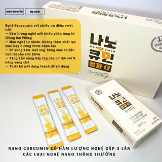 [MẪU HỘP CỨNG SANG TRỌNG] Nghệ Nano Curcumin Gon 30 gói