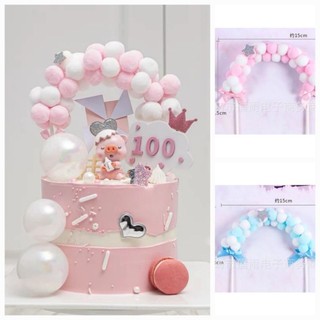 Que cắm cổng bông_ Trang trí bánh kem