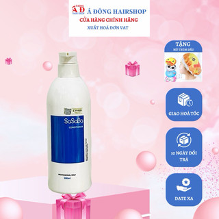 [+Tặng mũ trùm] Dầu xả hoàn hình Sasaba cho tóc khô hư tổn chính hãng (chai tròn) 500ml