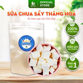 [Siêu Ngon] Viên Sữa Chua Sấy Giòn Ăn Kèm Với Ngũ Cốc Granola Chua Chua, Ngọt 20Gr (Việt Thái Organic)