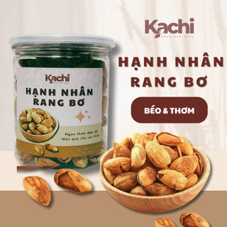 Hạnh nhân rang bơ kachi nông sản 250g, hạt hạnh nhân rang bơ thơm ngon, hạt dinh dưỡng, ăn vặt, ăn vặt healthy