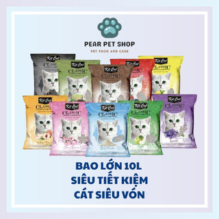 Cát vệ sinh mèo siêu vón kit cat 10l xài lâu