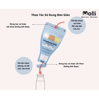 Túi đựng sữa bột molli (30c/hộp)