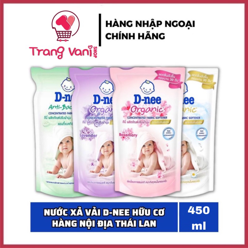 [NỘI ĐỊA THÁI] Nước Giặt Xả Dnee Thái Lan dạng túi