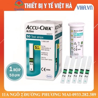 Que Thử tiểu đường / đường huyết Accu-Check Active (hộp 50, 25 que)- Sản phẩm chính hãng