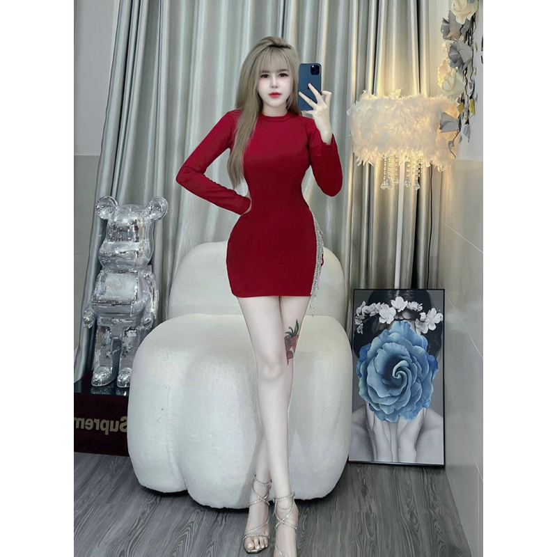 Set body tua đá xẻ tà+ quần short
