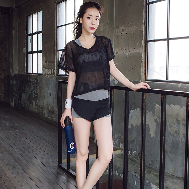 Áo lưới mặc ngoài thể thao và thời trang - Chất Ren Cotton, thoáng mát