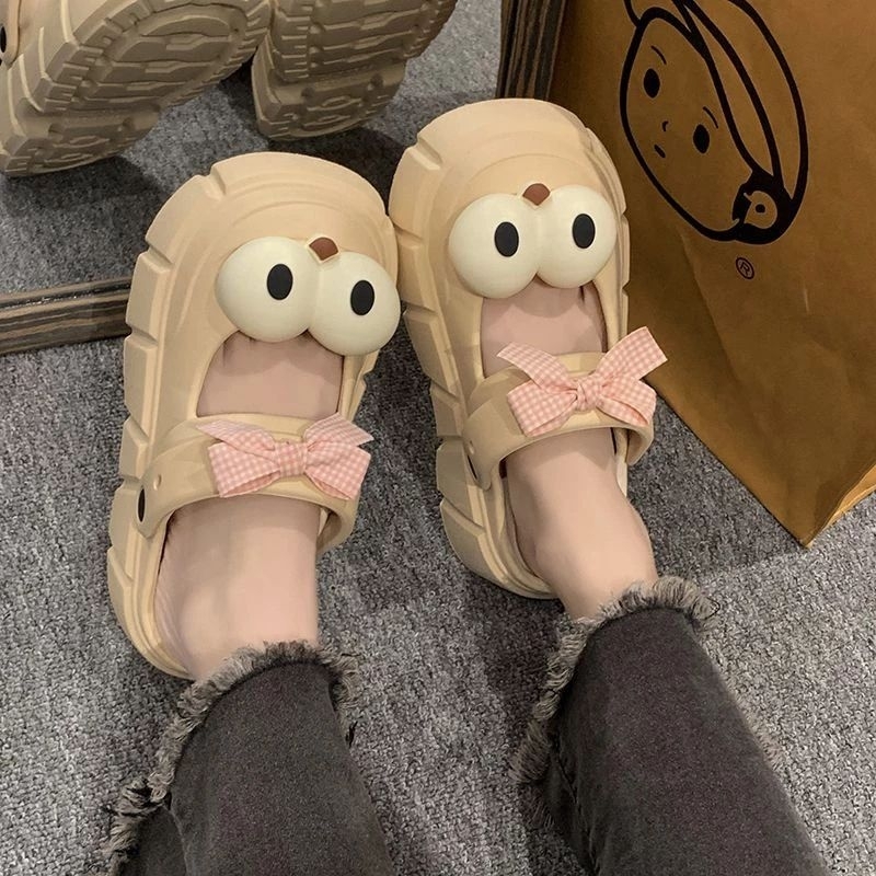 MOCHO nữ đế cao dép đế cao crocs dép sục nữ  sục giày nữ dễ thương mắt Đáy mềm 2023