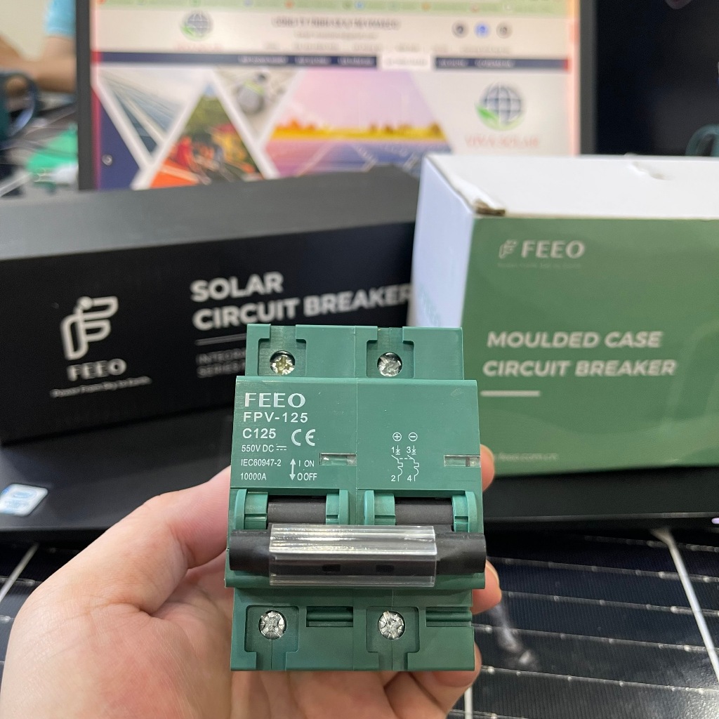 MCB DC 2P 125A 550VDC