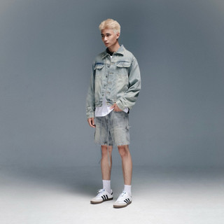 (Chính Hãng AMRISH) Áo Khoác Regular Denim - Moss Blue