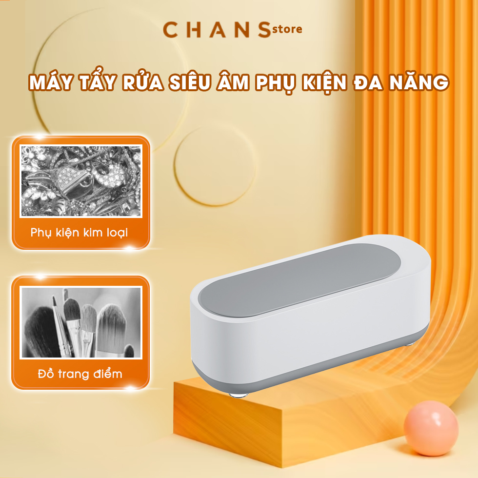 Máy Vệ Sinh Làm Sạch Trang Sức Bằng Sóng Siêu Âm, Dụng Cụ Tẩy Rửa Trang Sức, Đồng Hồ, Kính Mắt Đa Năng