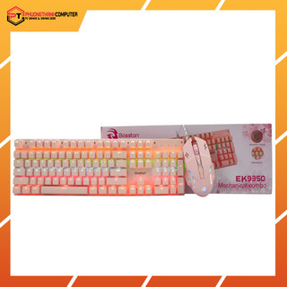 Bộ Phím Chuột Cơ Bosston EK9350 Màu Hồng (Pink)