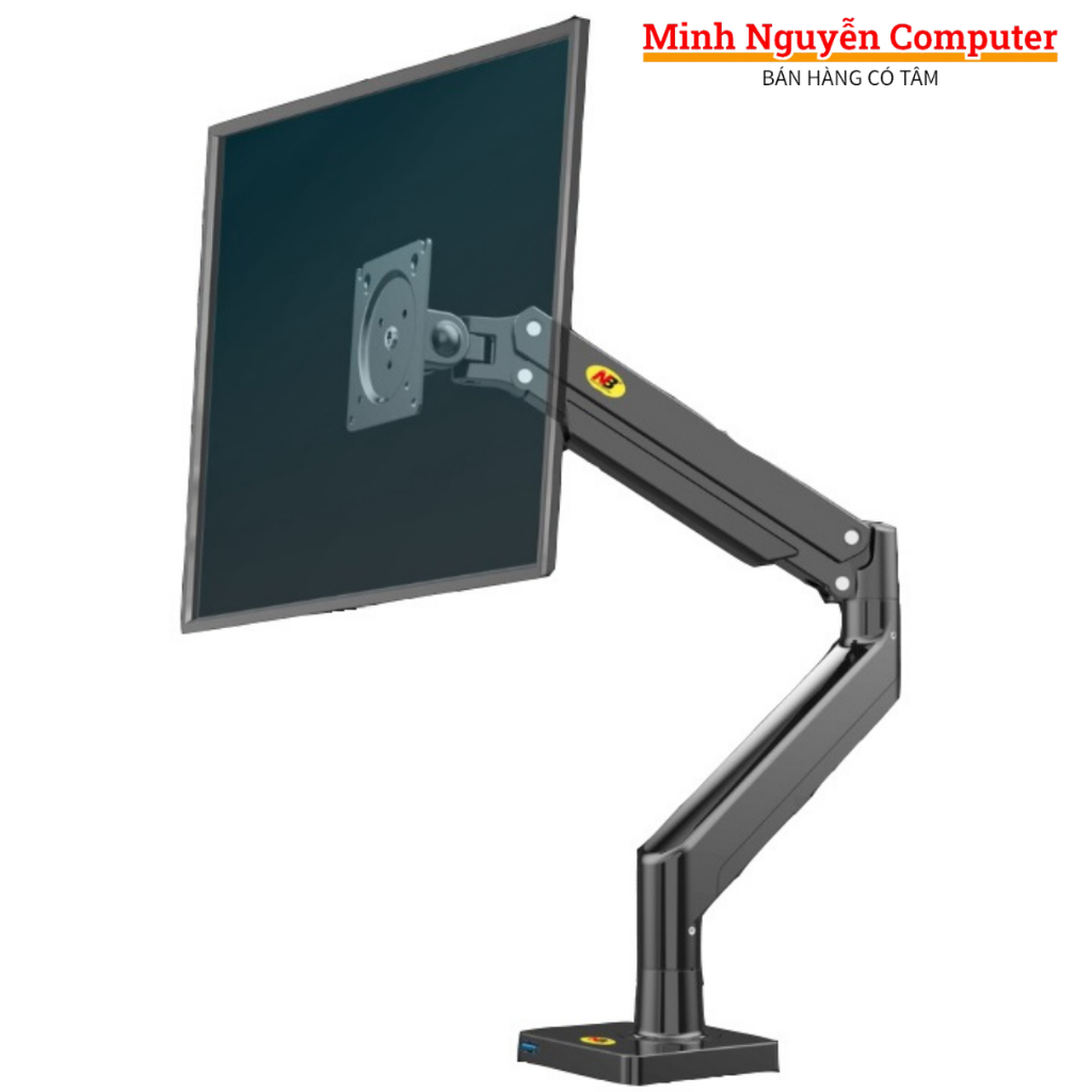 Arm màn hình máy tính NB G45, giá treo màn hình máy tính NB G45 dùng cho màn hình 22-40 inch, xoay 36 tải trọng 15kg