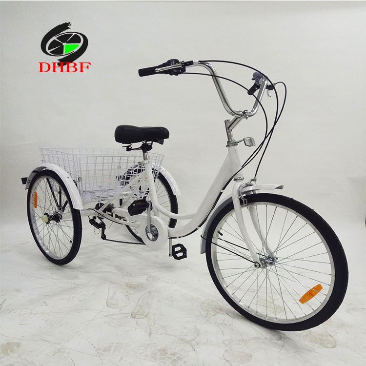 Xe đạp ba bánh cho người già có trợ lực