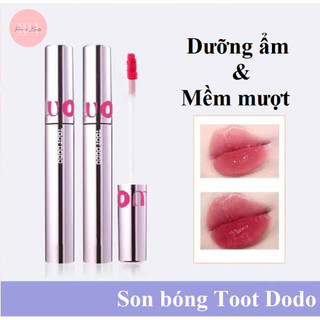Son bóng toot dodo son tint căng bóng tự nhiên dưỡng môi mềm mịn
