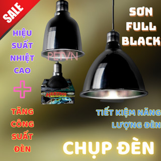MÁNG ĐÈN ĐEN BÓNG 8,5 inch 5,5 inch CHỤP ĐÈN CHUÔI SỨ BẢO VỆ ĐÈN SƯỞI UVA UVB SOLAR CÔNG SUẤT CAO TRÊN 200W GIÁ SĨ