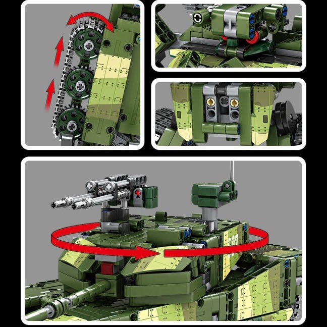 Đồ Chơi Lắp Ráp Kiểu Lego Robot Transformers Optimus Grimlock,Drift 2in1 Biến Hình Khủng Long,Máy Bay Với 1000+PCS