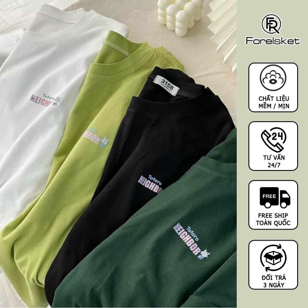 Áo thun Cotton Nam Nữ Unisex Forel